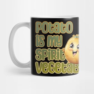 Potato is My Spirit Vegetable Mug